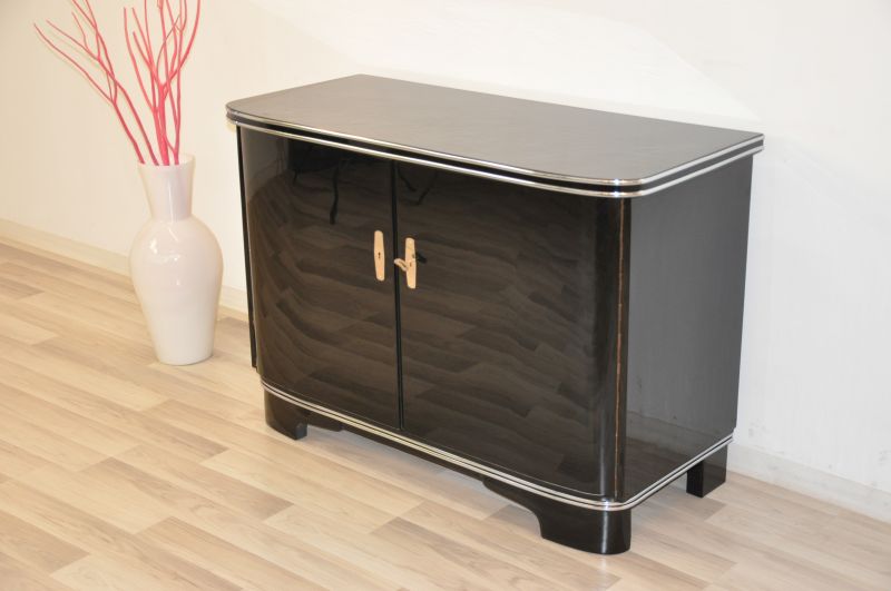 Art Deco Kommode mit Klavierlack