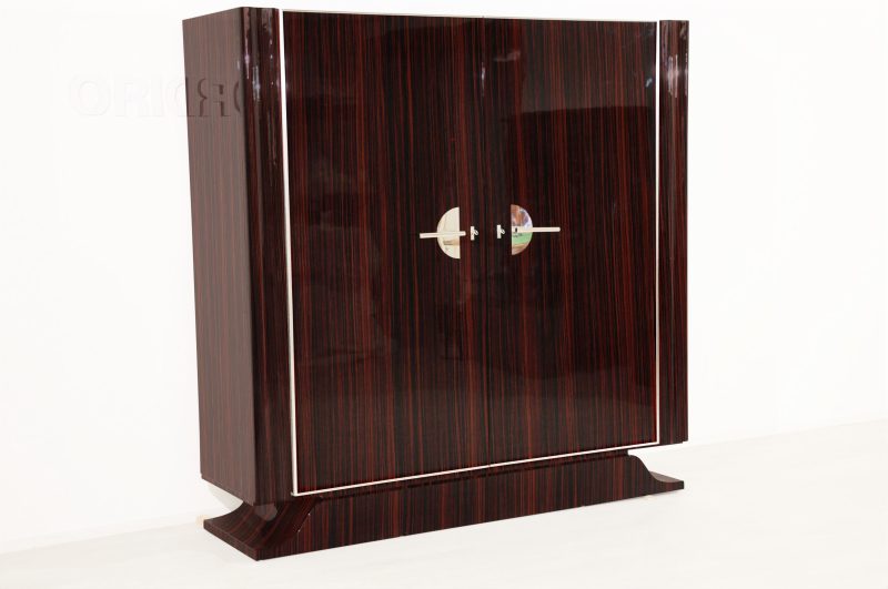 Art Deco Stil Makassar-Schrank