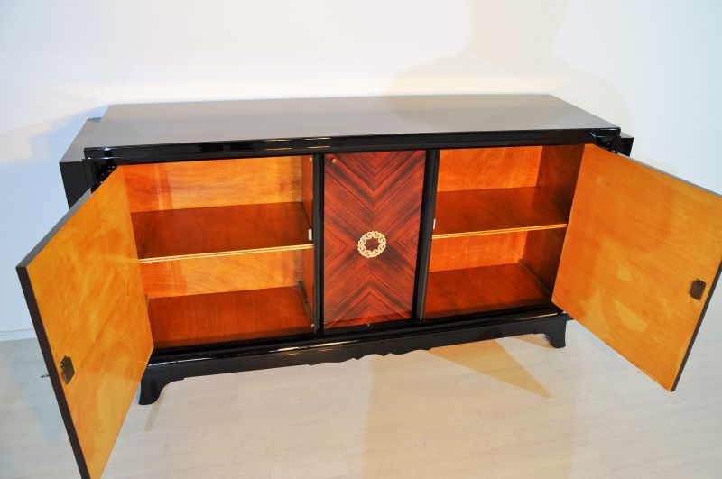 Art Deco Sideboard with Macassar Veneer
