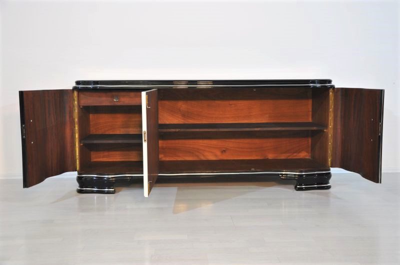 Art Deco Lowboard with Wonderful Ornamentation
