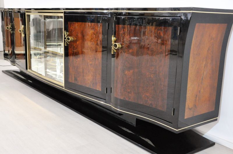 Luxuriöses XXL Art Deco Sideboard aus Frankreich