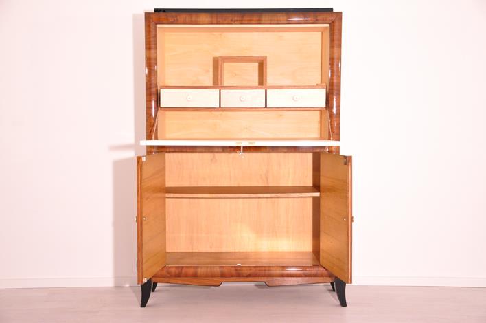 Art Deco Walnut Cabinet or Bureau