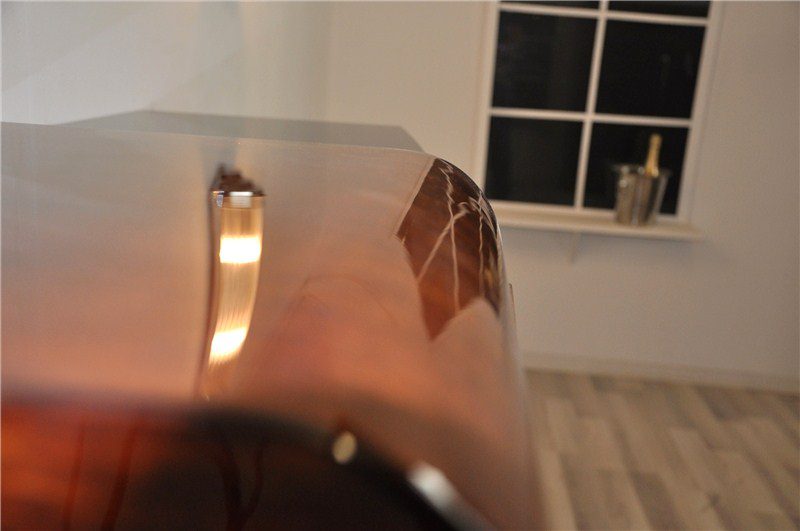 Asymmetrische Art-Deco-Kommode oder Bar