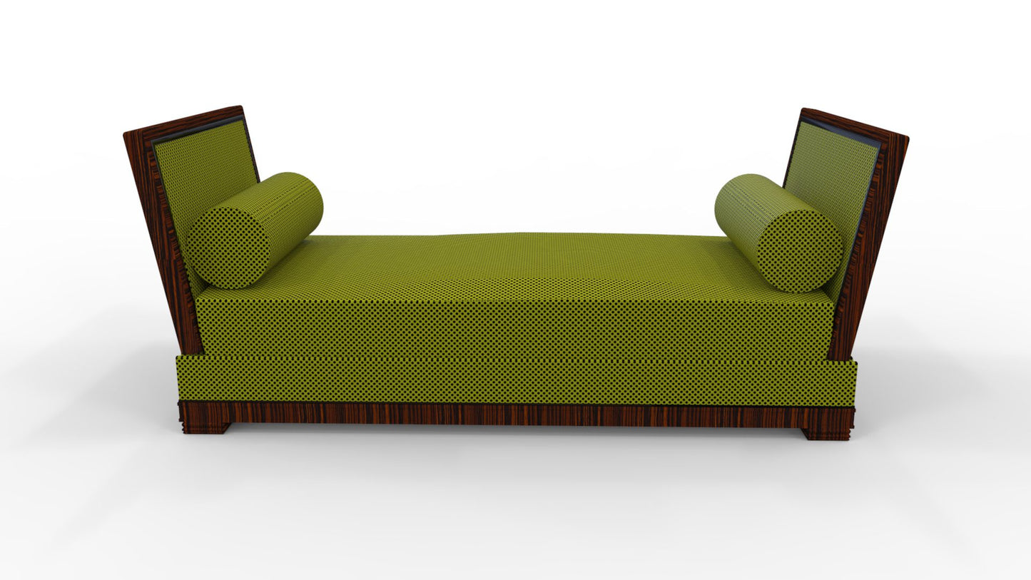 Zweisitzer-Sofa im Art-Déco-Design