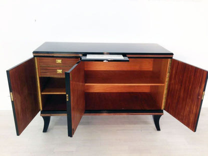 Sideboard im Art-Deco-Stil aus Walnussholz