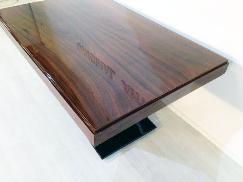 Art Deco Palisander Esstisch