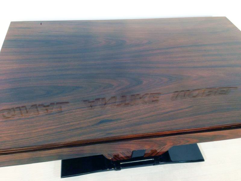 Art Deco Palisander Esstisch