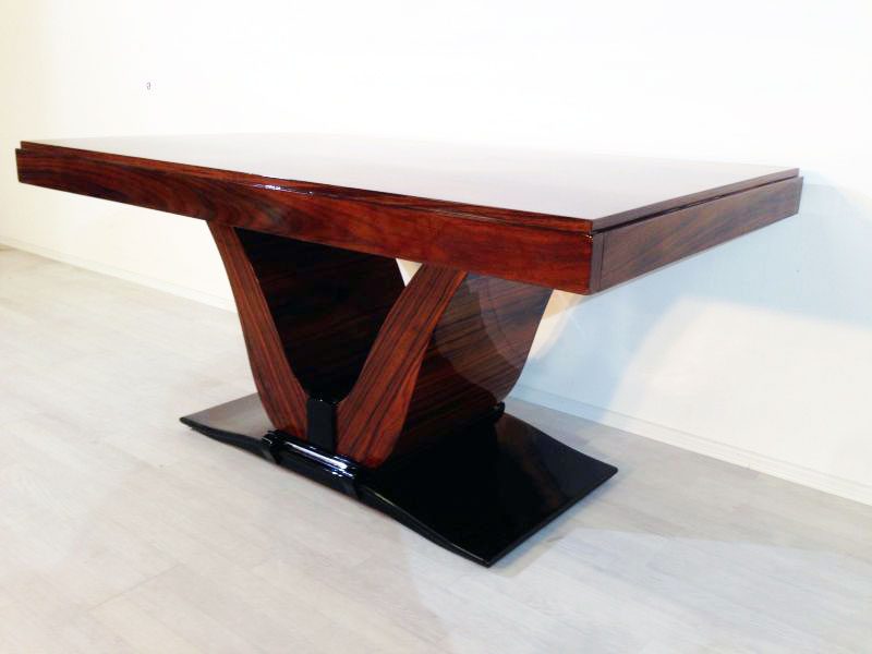 Art Deco Palisander Esstisch