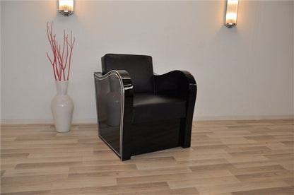Chromliner Art Deco Stil Sessel