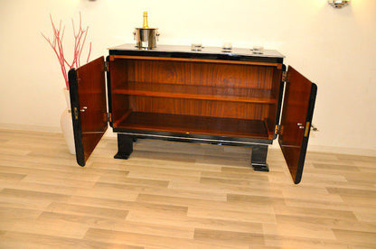 Einmaliger Art-Déco-Whisky-Barschrank