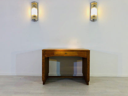 1930er Art Deco Schreibtisch aus Vogelaugenahorn
