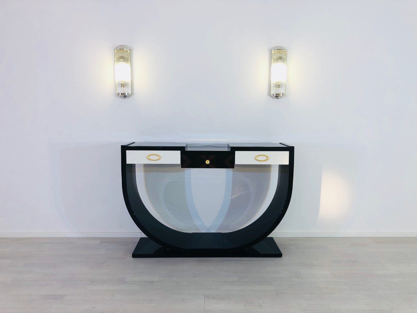 Art Deco Design Mahagoni Konsolentisch