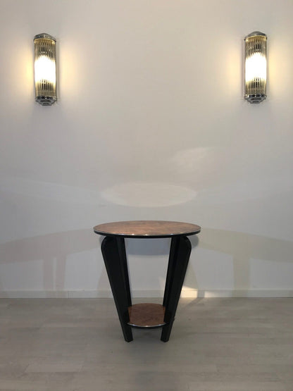 Wurzelholz Art Deco Beistelltisch