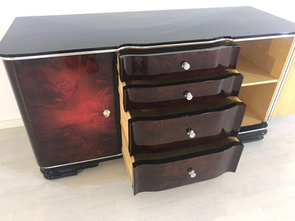 1920er Art Deco Kommode mit wundervoller Maserung