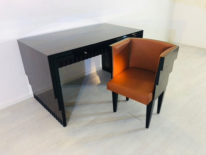 Originaler Art Deco Schreibtisch mit Stuhl