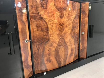 Walnuss Wurzelholz Sideboard aus Frankreich 1930er Jahre
