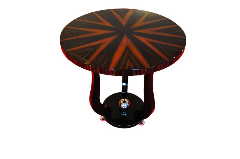 Art-déco-Makassar-Tisch aus Marseille