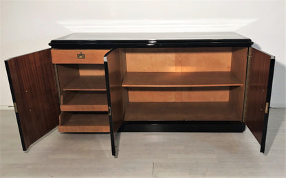 Walnuss Wurzelholz Sideboard aus Frankreich 1930er Jahre