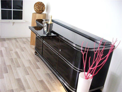 Art Deco Sideboard with Chromelines