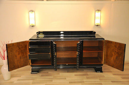 Art Deco Chromliner Sideboard aus New York