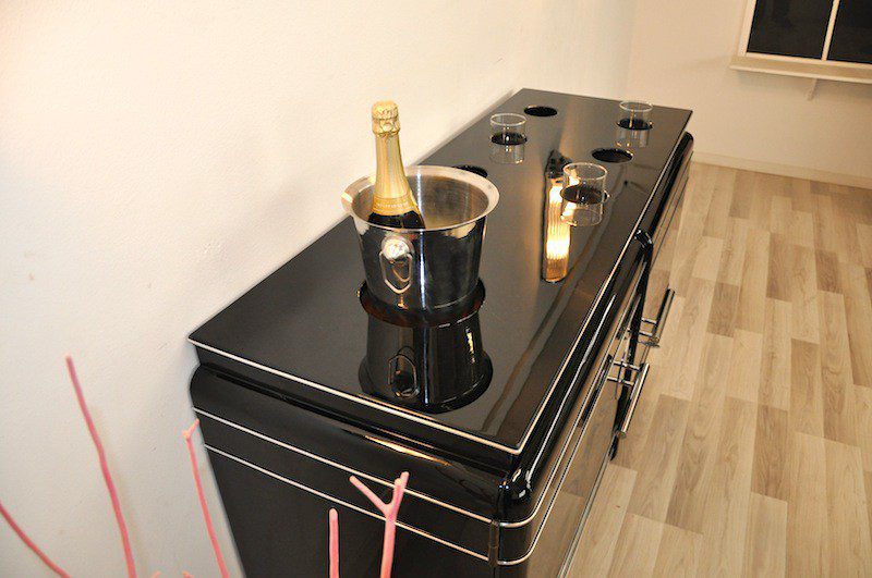 Einmaliger Art-Déco-Whisky-Barschrank