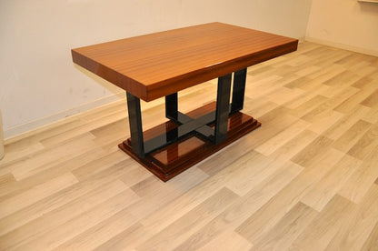 Art-Deco-Beistelltisch aus Mahagoniholz