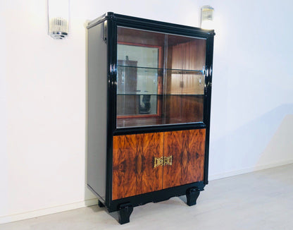 Luxuriöse Art Deco Vitrine Frankreich 1920er