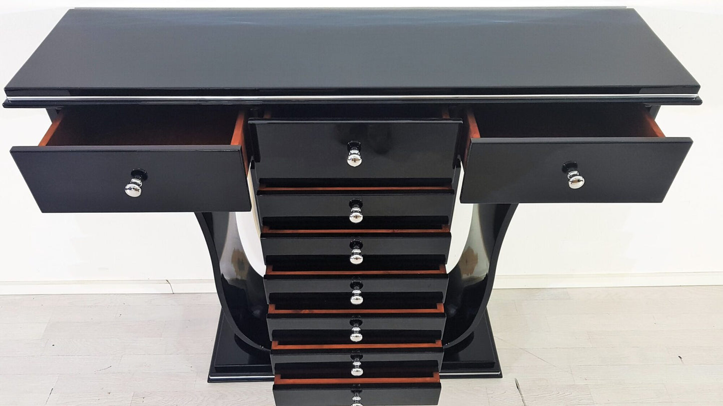 Art Deco Design Konsolentisch mit Schubladen