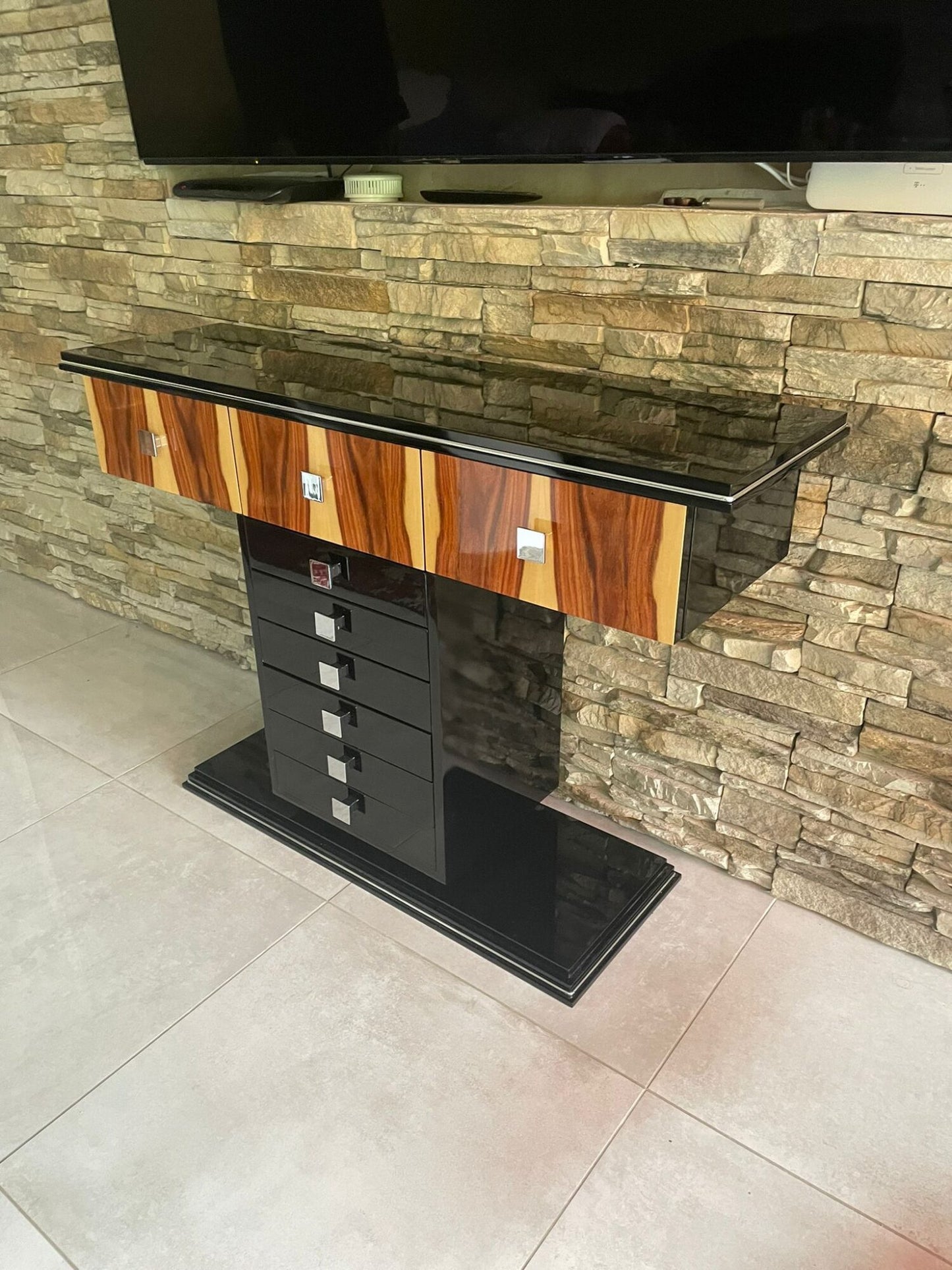 Art Deco Konsolentisch Palisander Furnier