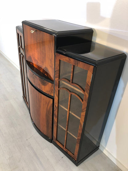 Französischer Art Deco Sekretär aus Walnussholz