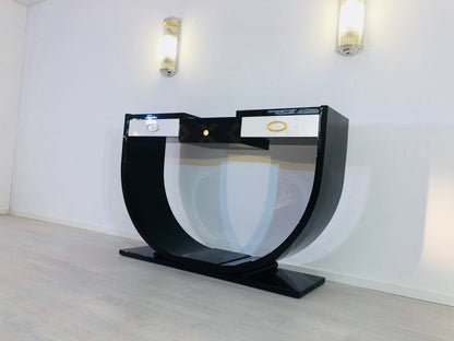 Art Deco Design Mahagoni Konsolentisch