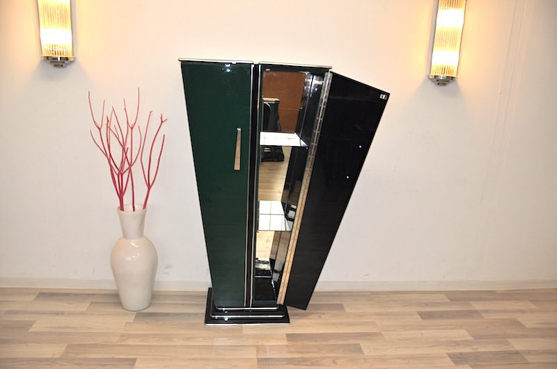 Large Art Deco Style Console, Elien Chopardt, Green Edition