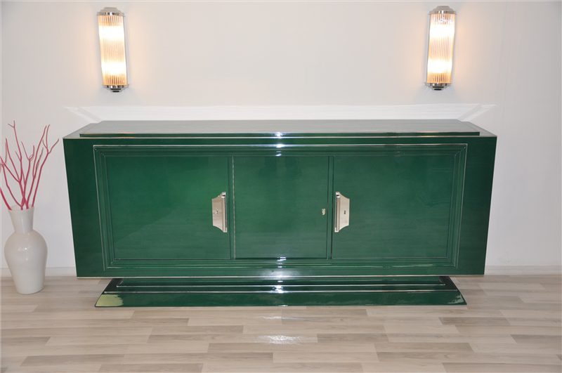 Art Deco Style Sideboard in Jaguar Racing Green