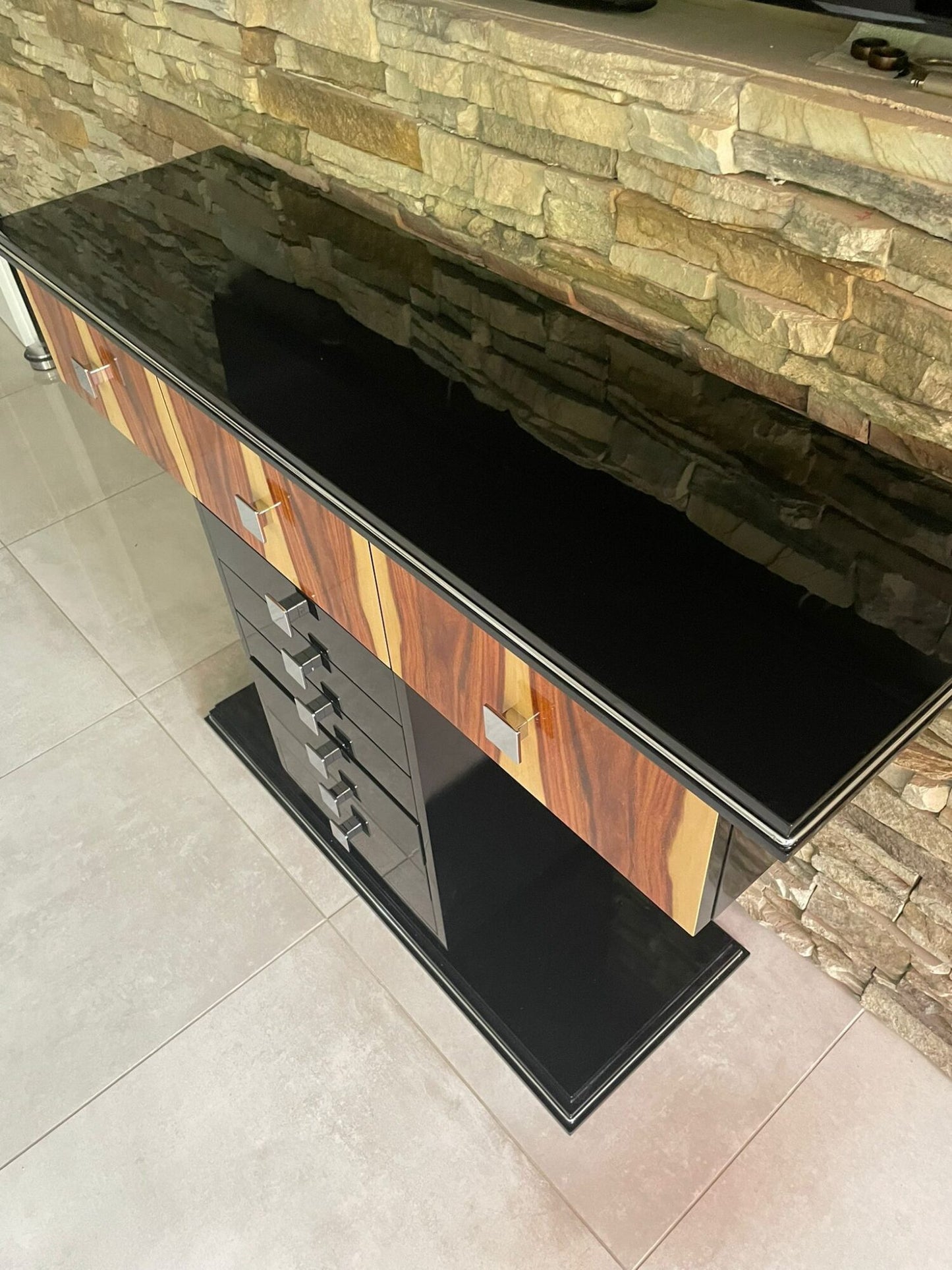 Art Deco Konsolentisch Palisander Furnier