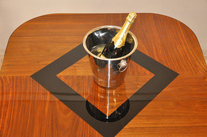 Art Deco Tisch mit einer lackierten Raute