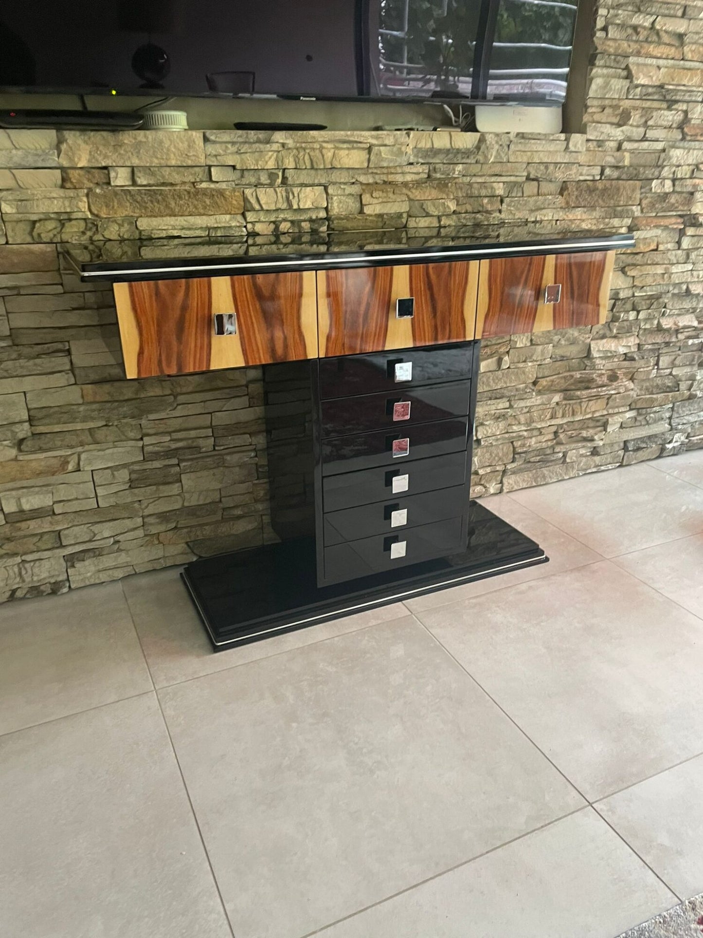 Art Deco Konsolentisch Palisander Furnier