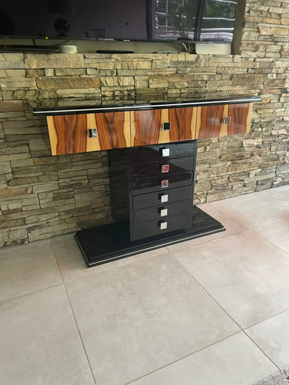Art Deco Konsolentisch Palisander Furnier