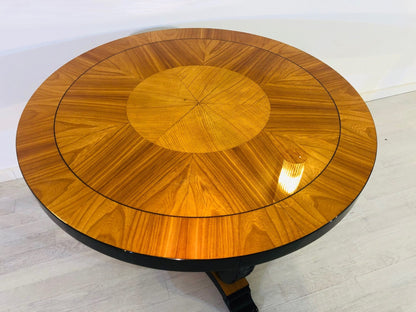 Art Deco Couchtisch aus Eschen- und Kirschholz Paris 1930er