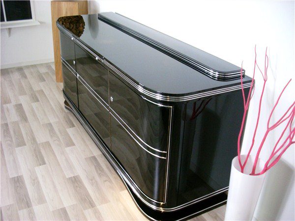 Art Deco Sideboard with Chromelines
