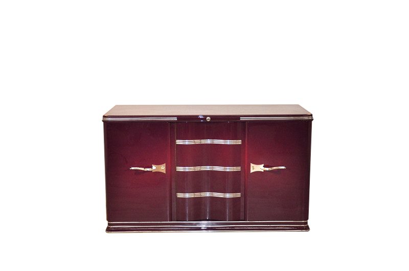 1930s Art Deco Sideboard with a Lilac Lacquer