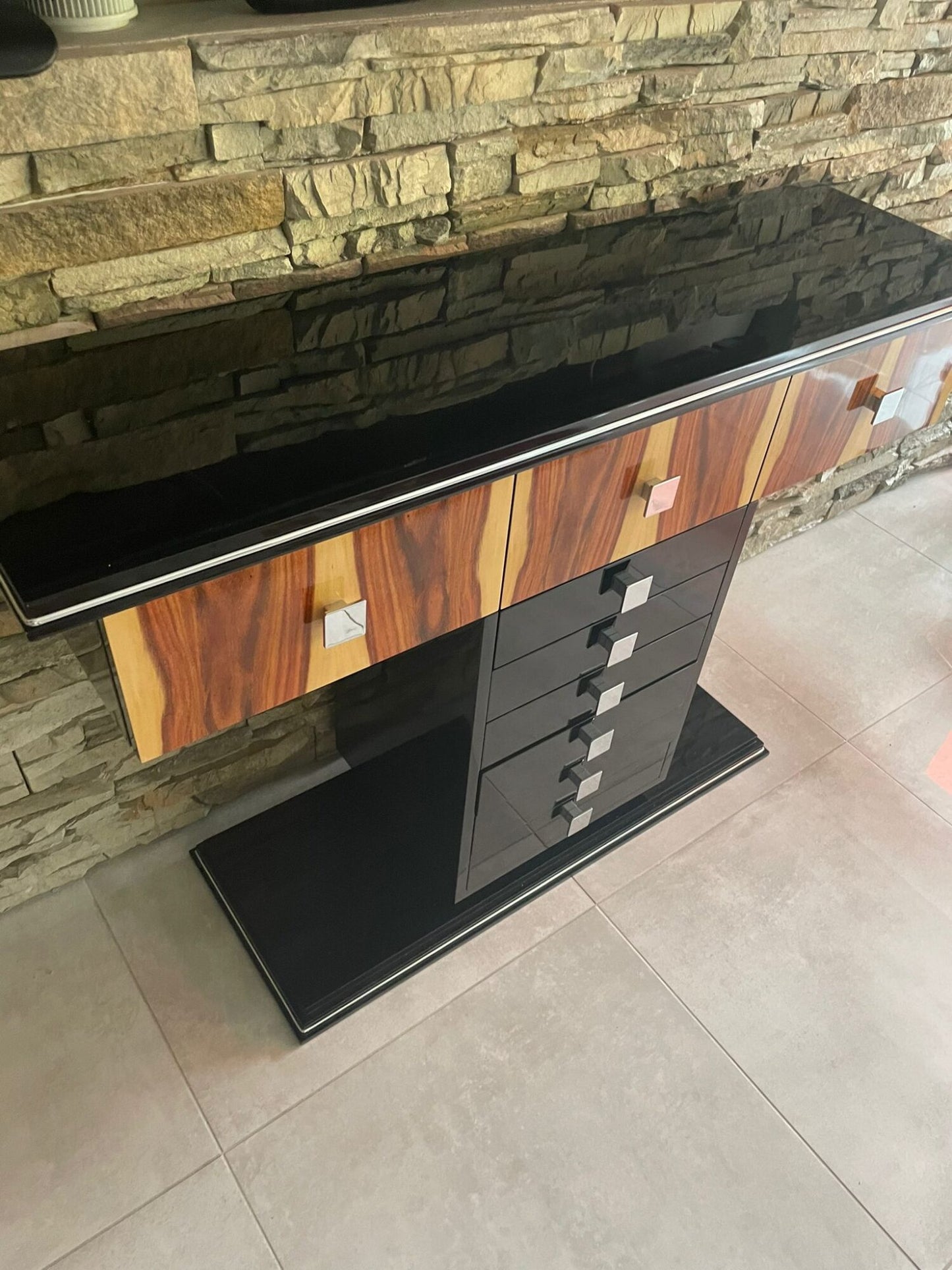 Art Deco Konsolentisch Palisander Furnier