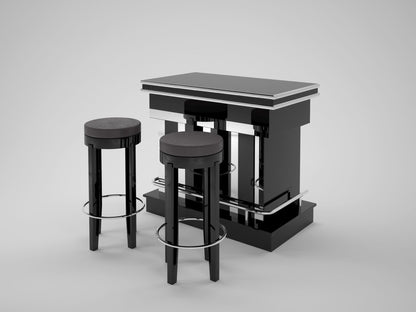 Art Deco Design Bar mit Klavierlack