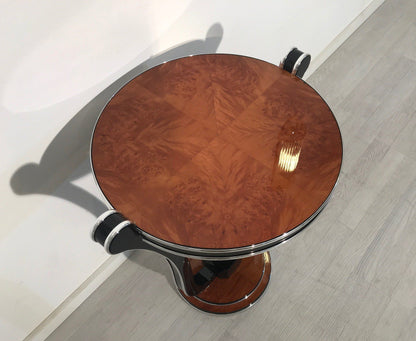 Honig Ahorn Art Deco Stil Beistelltisch