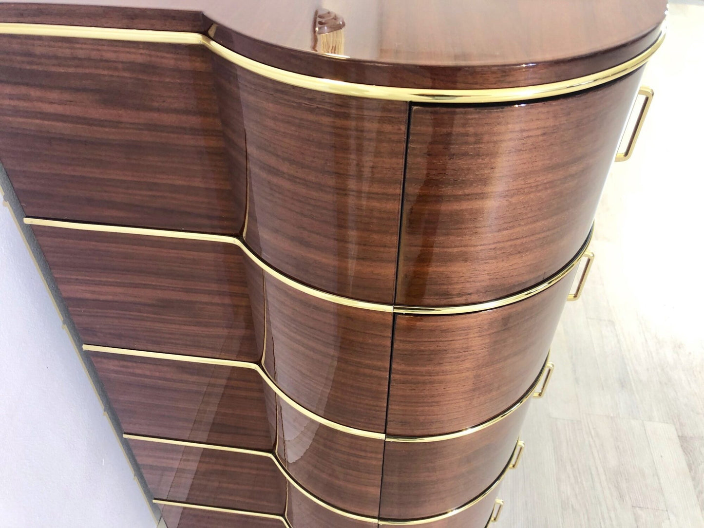 Art Deco Design Palisander Sideboard - High Gloss