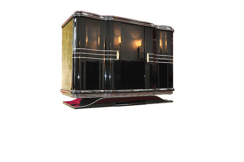 Pariser Art Deco Kommode mit Flügeltüren