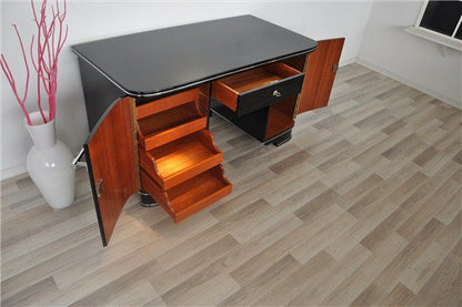 Klavierlack Art Deco Schreibtisch