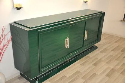 Art Deco Style Sideboard in Jaguar Racing Green