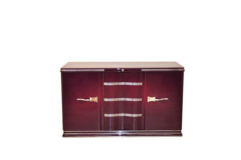 Außergewöhnliches fliederfarbenes Art Deco Sideboard