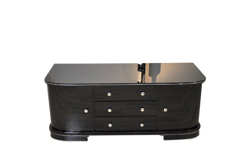 Rundes Art Deco Lowboard