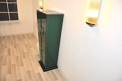 Large Art Deco Style Console, Elien Chopardt, Green Edition